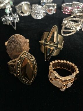 paparazzi Gold-Tone Mixed Fashion Ring Set